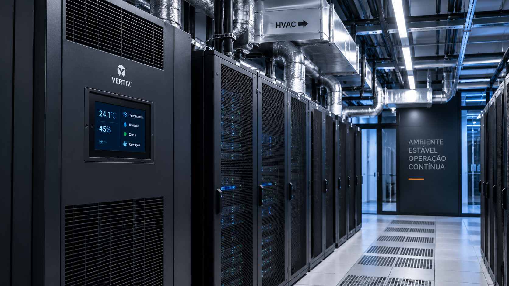 Climatização e controle de ambiente crítico para Data Center