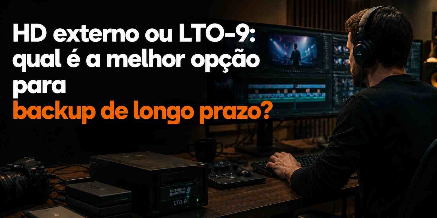 HD externo ou LTO-9 HD externo ou LTO-9