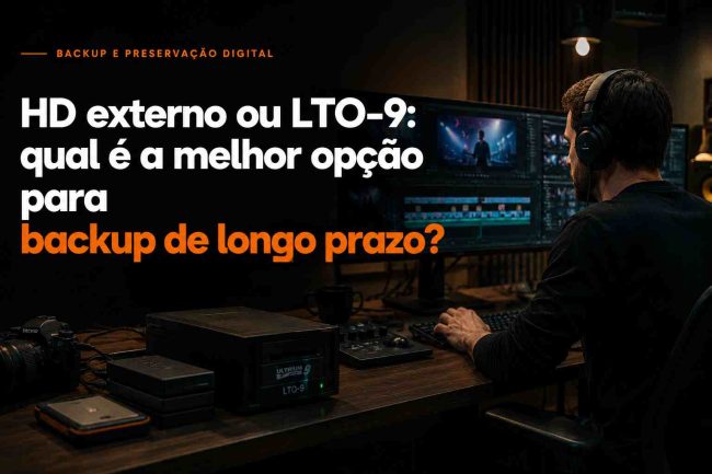 HD externo ou LTO-9