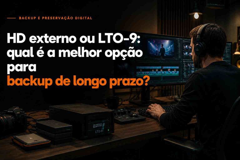 HD externo ou LTO-9