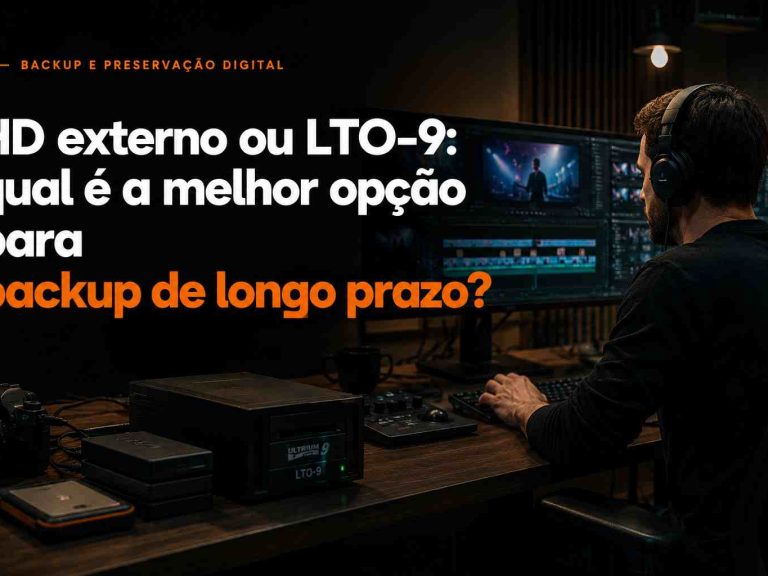 HD externo ou LTO-9